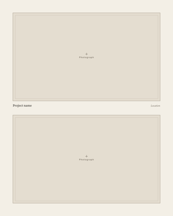 Portrait layout